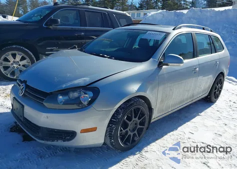 2014 Volkswagen Jetta Sportwagen 2.0L Tdi from USA, damaged, VIN 3VWML7AJ4EM601583